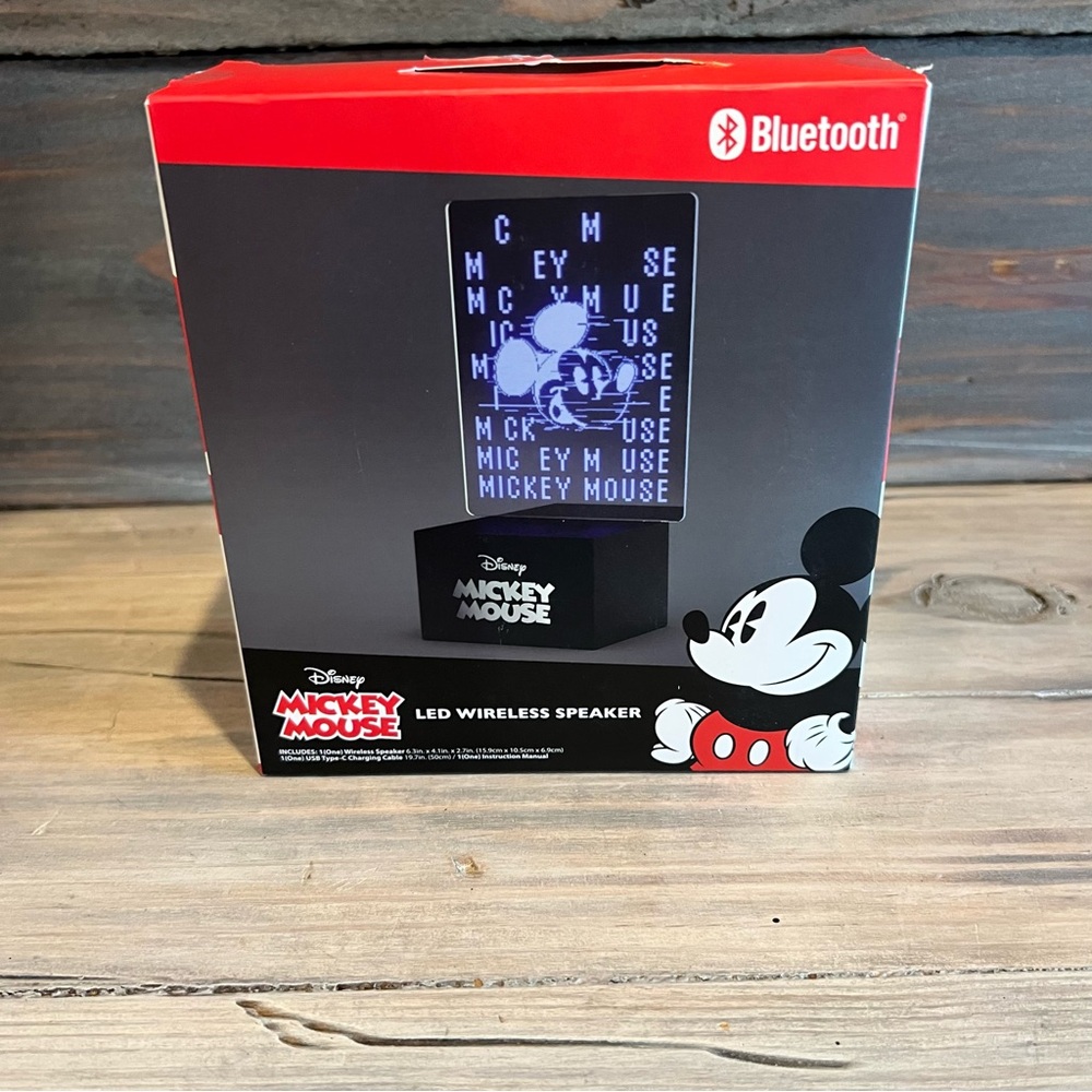 Disney LED Mickey Mouse Bluetooth Speaker